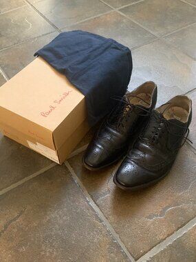 Paul Smith black wingtip oxfords